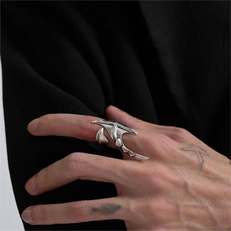 Anel irregular alienígena cybe - Street Fashion Rings avaliação e preço